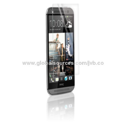 0.33mm Tempered-glass Screen Protector for HTC One M8, with 8-9 hours Hardness